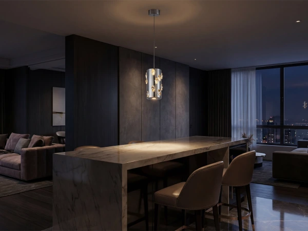 Závěsná křišťálová lampa CLARIS 120 - V30001 3