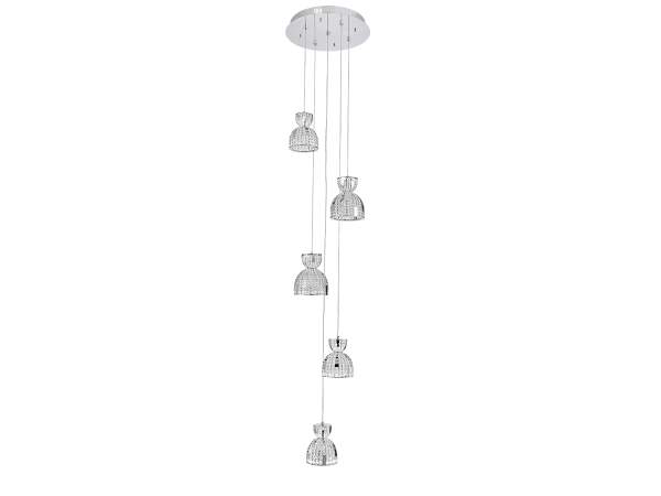 Závěsná křišťálová lampa KATRIA - V30045