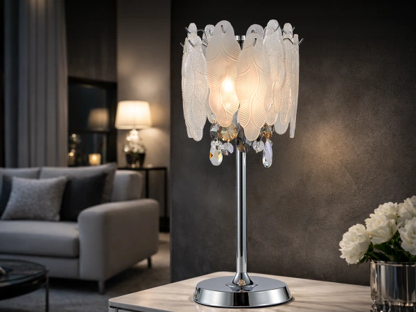 Křišťálová stolní lampa GURU 505 - V20105 1