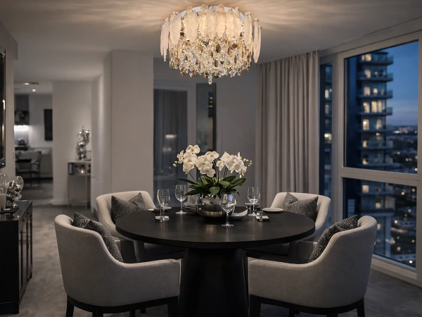 Stropní křišťálový lustr GURU 600 - V20107 1