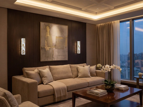 Křišťálové nástěnné svítidlo CLARIS - V30010 2