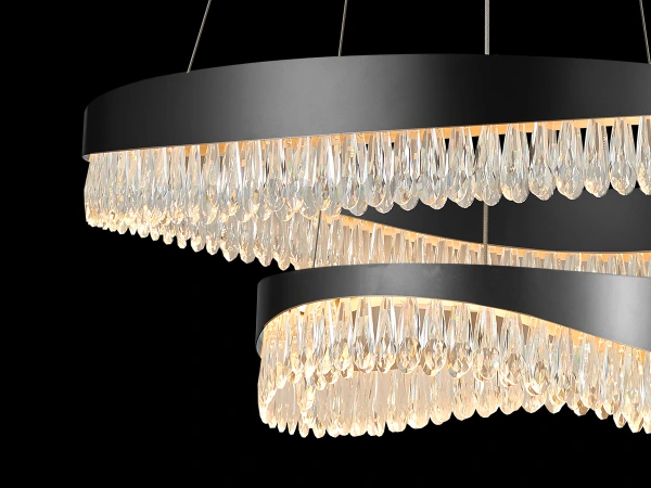 Závěsný křišťálový lustr AURORA 800+450 - V30078 12