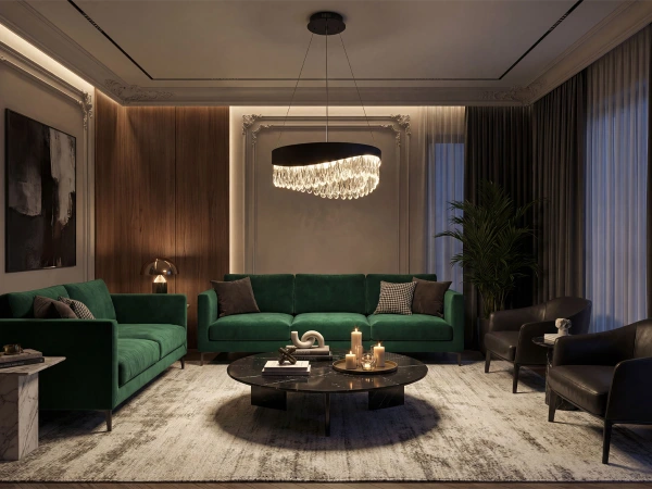 Závěsný křišťálový lustr AURORA 450 - V30075 3