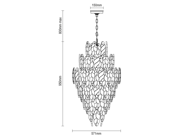Závěsný lustr CHOREO 571 - V20118 11