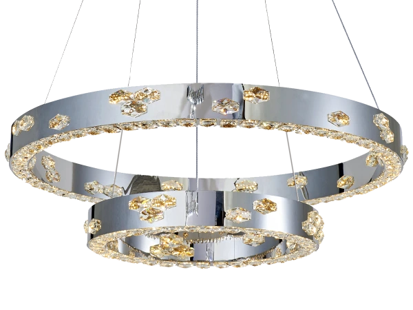 Závěsný křišťálový lustr CLARIS 800+480 - V30006 5