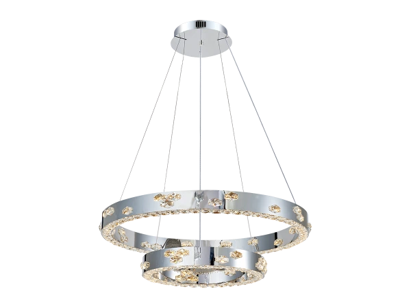 Závěsný křišťálový lustr CLARIS 800+480 - V30006 3