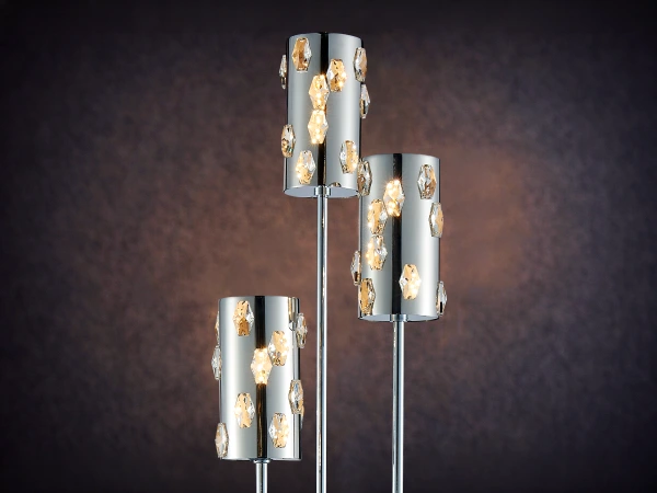 Křišťálová stojací lampa CLARIS - V30012 5