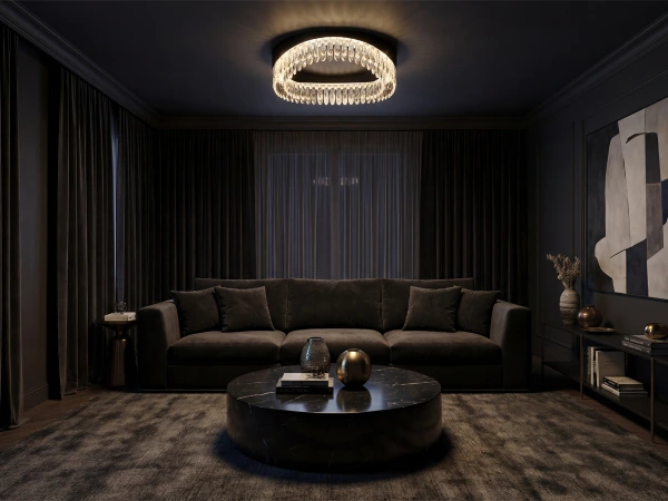 Stropní křišťálový lustr AURORA 600 - V30080 4