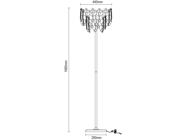 Stojací lampa CHOREO 1680 - V20121 8
