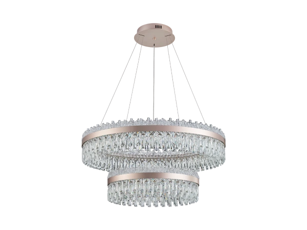 Závěsný křišťálový lustr ROCOCO 950+600 – V30105