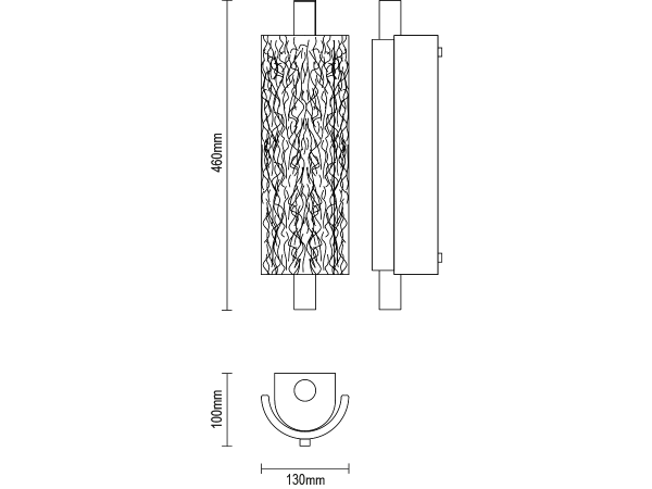 Nástěnné svítidlo CORTEZA - V30036 5