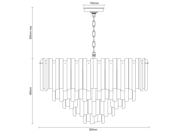 CONGELATO závěsný lustr 800 – V20133 8