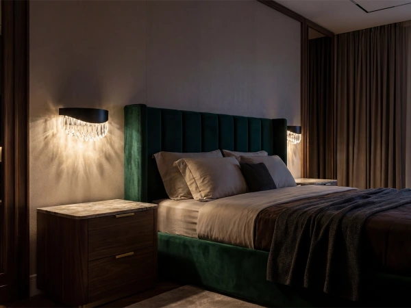 Nástěnná křišťálová lampa AURORA - V30081 2