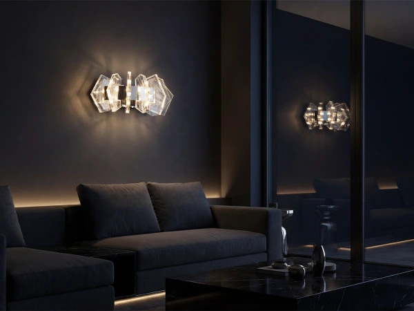 PIKASO Nástěnný křišťálový lustr - V30025 5