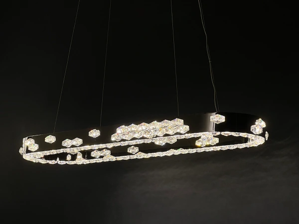 Závěsný křišťálový lustr CLARIS 1100x320 - V30003 4