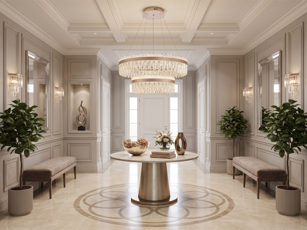 Závěsný křišťálový lustr ROCOCO 800+500 – V30104 1
