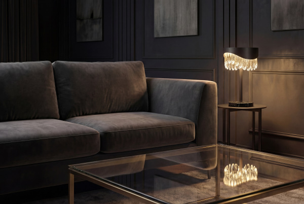 AURORA Křišťálová stolní lampa 380 - V30082 3