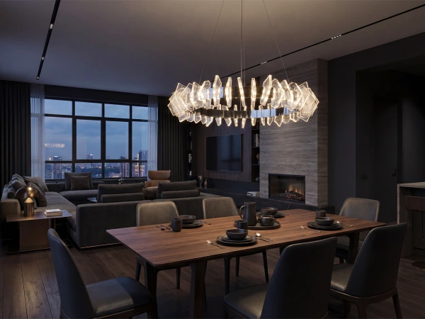 Závěsný křišťálový lustr PIKASO 800 - V30024 4