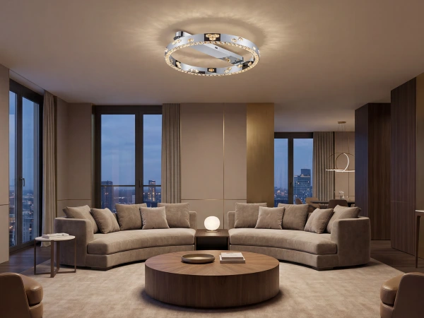 Stropní křišťálový lustr CLARIS 800 - V30008 2