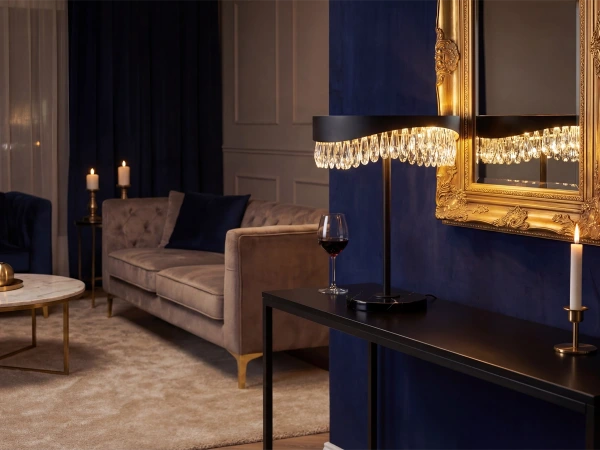 Stolní křišťálová lampa AURORA 500 - V30083 2