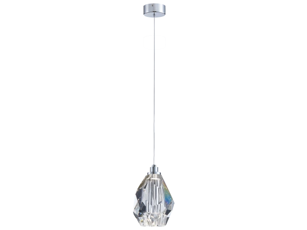 Závěsná křišťálová lampa DIAMOR CLEAR - V30051