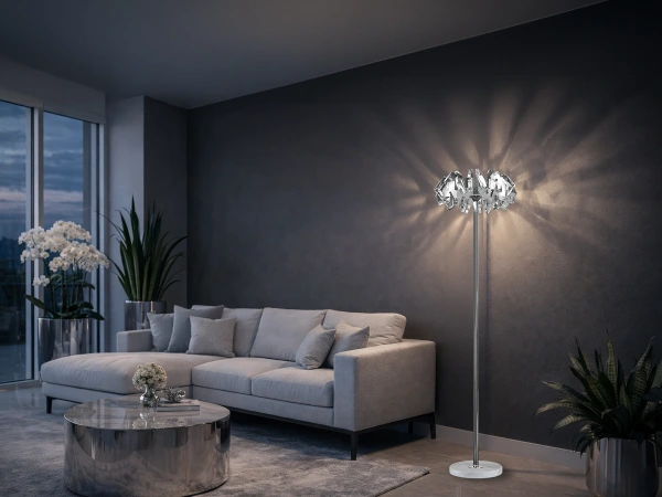 Křišťálová stojací lampa PIKASO 1550 - V30027 2