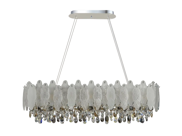 Závěsný křišťálový lustr GURU 1050x300 - V20101