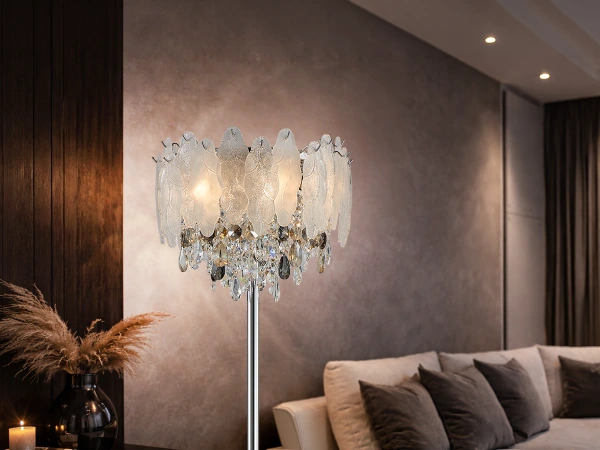 Křišťálová stojací lampa GURU 1680 - V20106 1