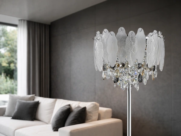 Křišťálová stojací lampa GURU 1680 - V20106 3