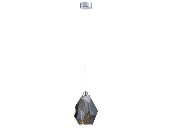 Závěsná křišťálová lampa DIAMOR SMOKE - V30053