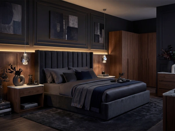 Závěsná křišťálová lampa DIAMOR SMOKE - V30053 1