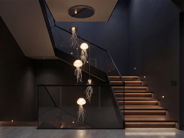 Závěsný křišťálový lustr MEDUSA - V30061 1