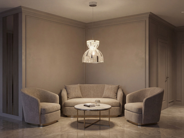 Závěsná křišťálová lampa KATRIA 350 - V30043 3