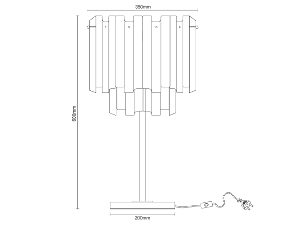 Stolní lampa CONGELATO – V20136 8