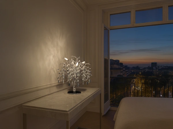 Křišťálová stolní lampa ELYSIA 600 - V20016 1