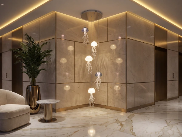 Závěsný křišťálový lustr MEDUSA - V30061 2