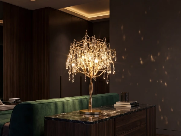 Křišťálová stolní lampa GOCCIA 750 - V20036 1