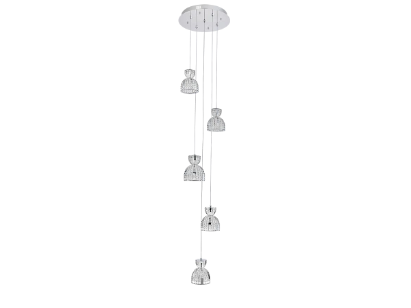 Závěsná křišťálová lampa KATRIA - V30044