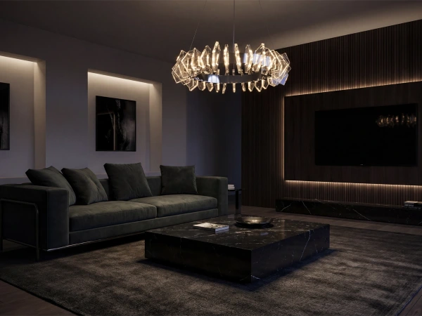 Závěsný křišťálový lustr PIKASO 650 - V30023 1