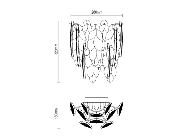 Nástěnné svítidlo CHOREO - V20119 10