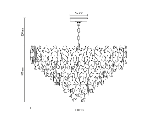 Závěsný lustr CHOREO 1000 - V20117 11