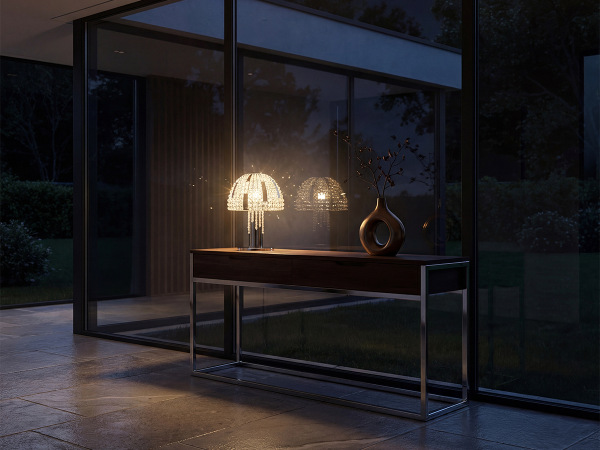 Křišťálová stolní lampa KATRIA 350 - V30046 4