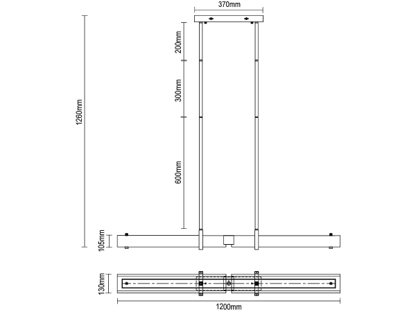 Závěsný lustr CORTEZA 1200 - V30032 6