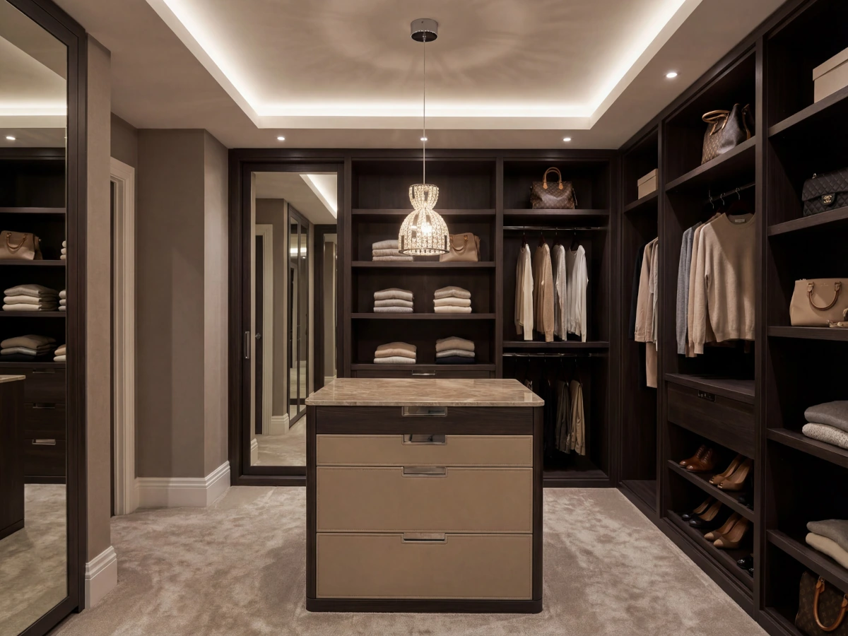 Křišťálová svítidla s jemným efektem světla pro příjemnou atmosféru v prostoru.